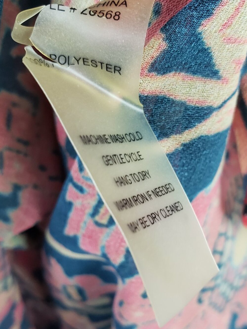 Soft Surroundings Kimono Tunic Top Oversized Sheer Bohemian Floral size M Ethnic - Picture 9 of 12